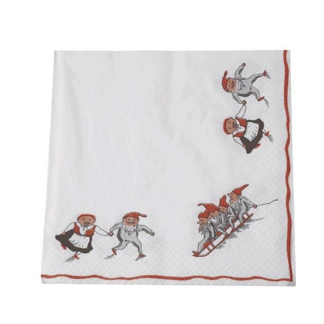 Hovedbilde Nisse servietter 33x33cm 20 stk