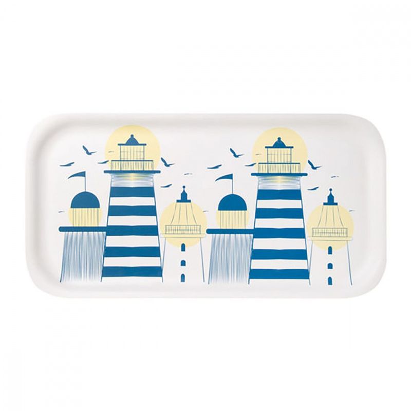 Fyrlykt serveringsbrett 43x22cm