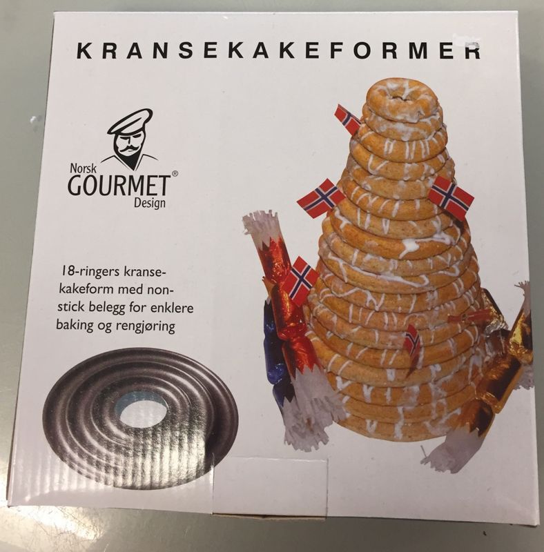 Kransekakeformer 18 ringer