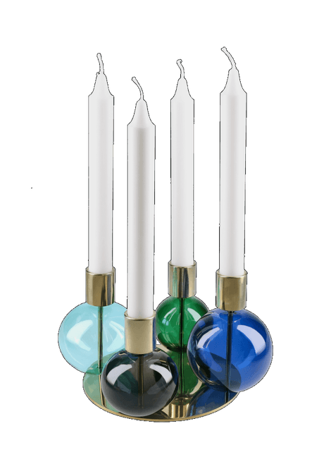 Hovedbilde Bubble 4-armet lysestake Holmegaard