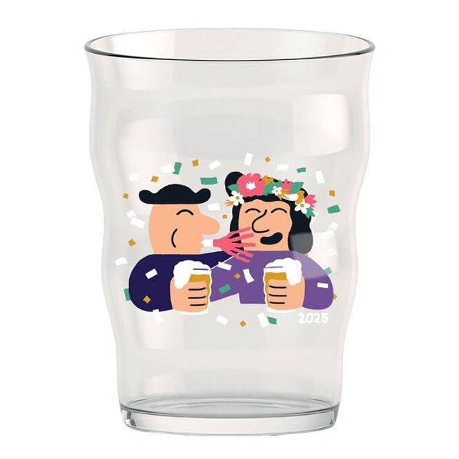 Hovedbilde Mikkeller ølglass 2025 jubileum 40 cl klar pint